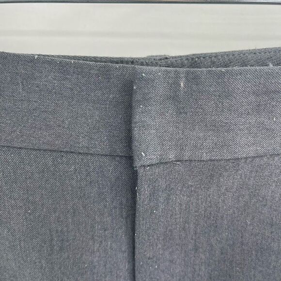 CHAPS Women's Dress Pants Career Trousers Straight Leg Work Pockets Gray Size 6 - Picture 2 of 14